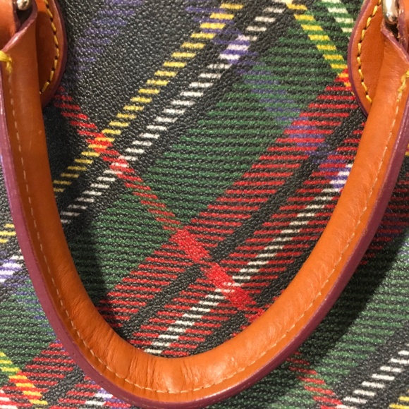 Dooney & Bourke Tartan Plaid Domed Satchel - Picture 3 of 16